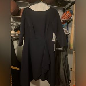 Navy dress for evening or work. Bought from Nordstrom. Vince Camuto.